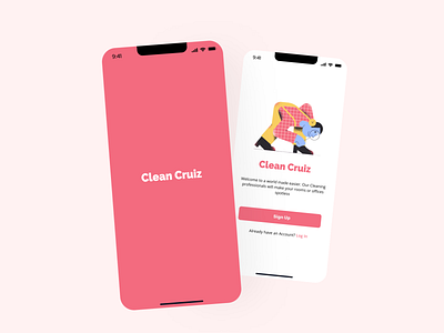 Clean Cruiz App app cleaning design figma ui ux