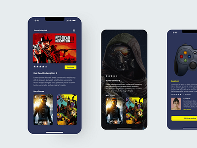 Gaming App app design figma game gaming ui ux