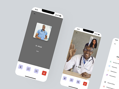 Video call/Phone call 3d animation app appointment booking branding call design doctor figma graphic design logo medical motion graphics phone phone call ui ux video video call