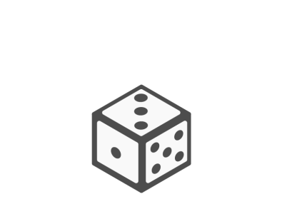 Cube dice graphic design illustrations logo