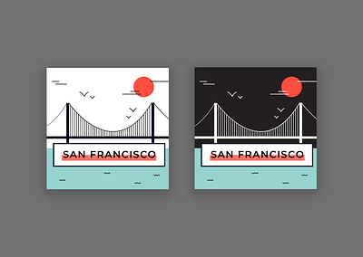 San Francisco Illustration design illustration memphis san francisco