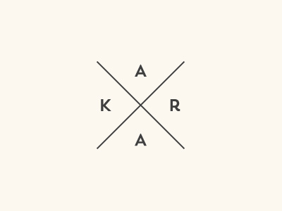 Kara Mark kara lines logo logo mark modern photographer photography photography logo simple watermark
