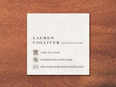 Lauren Colliver Photography - Card