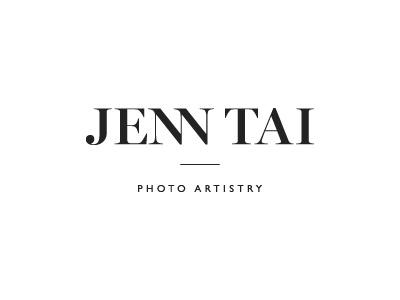 Jenn Tai Photo Artistry Logo black brand documentry logo minimal modern photographer photography simple