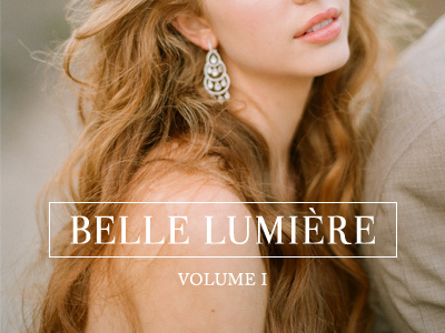 Belle Lumière Magazine Logo & Cover belle film logo lumiere magazine minimal modern photographer photography