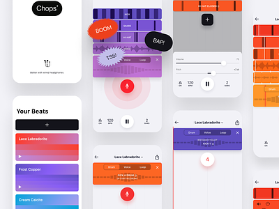 Chops app (2020) ios looper music tracks ui