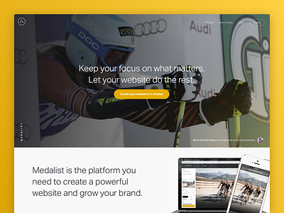 Work from 2014: Medalist product web