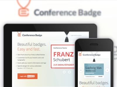 It's live badges responsive startup web