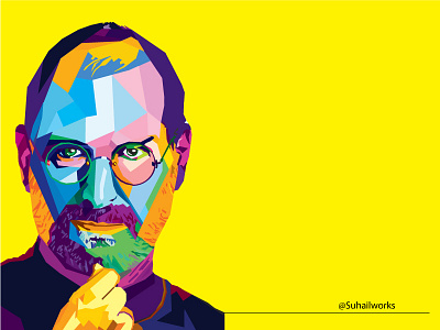 Steave Jobs art wpap