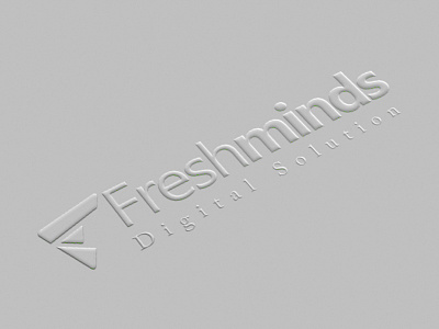 Freshminds Logo Mock-up brand identity illustrator logo