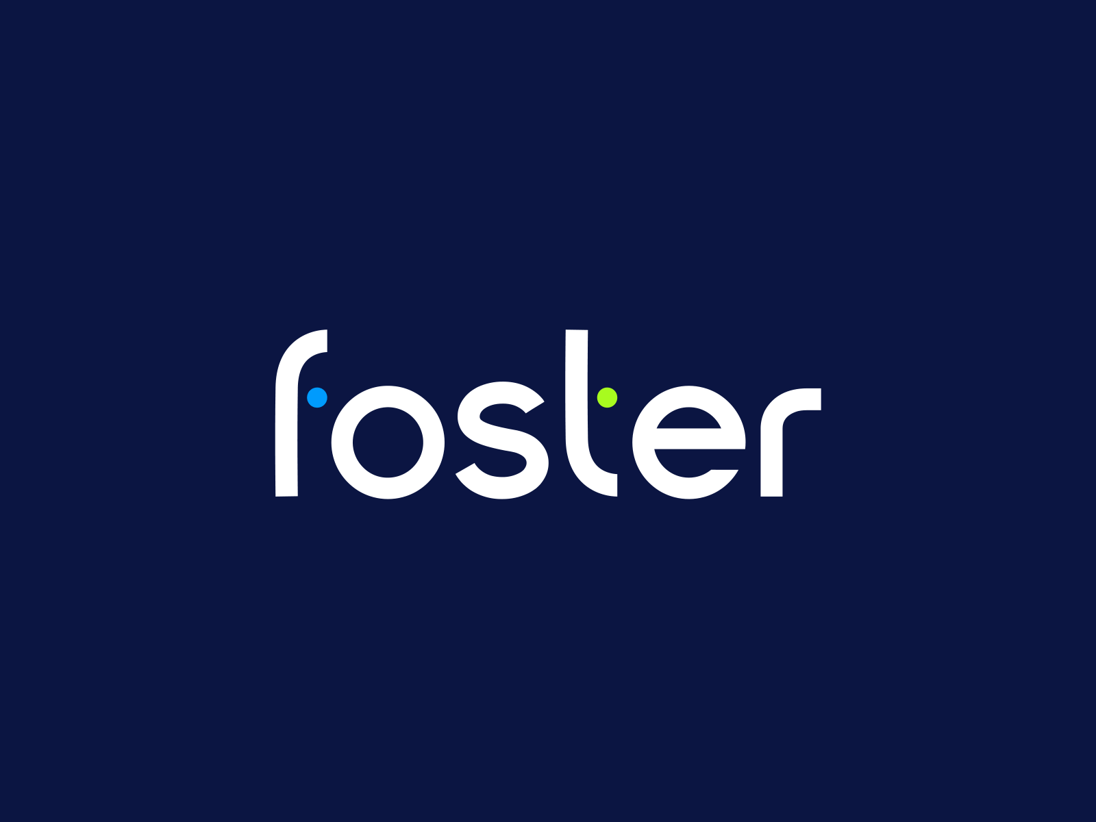 Foster Logo Design animation blue branding creative foster gif logo logo design logodesign logoinspiration logomaker logotype marketing socialmedia ui uiux userinterface web