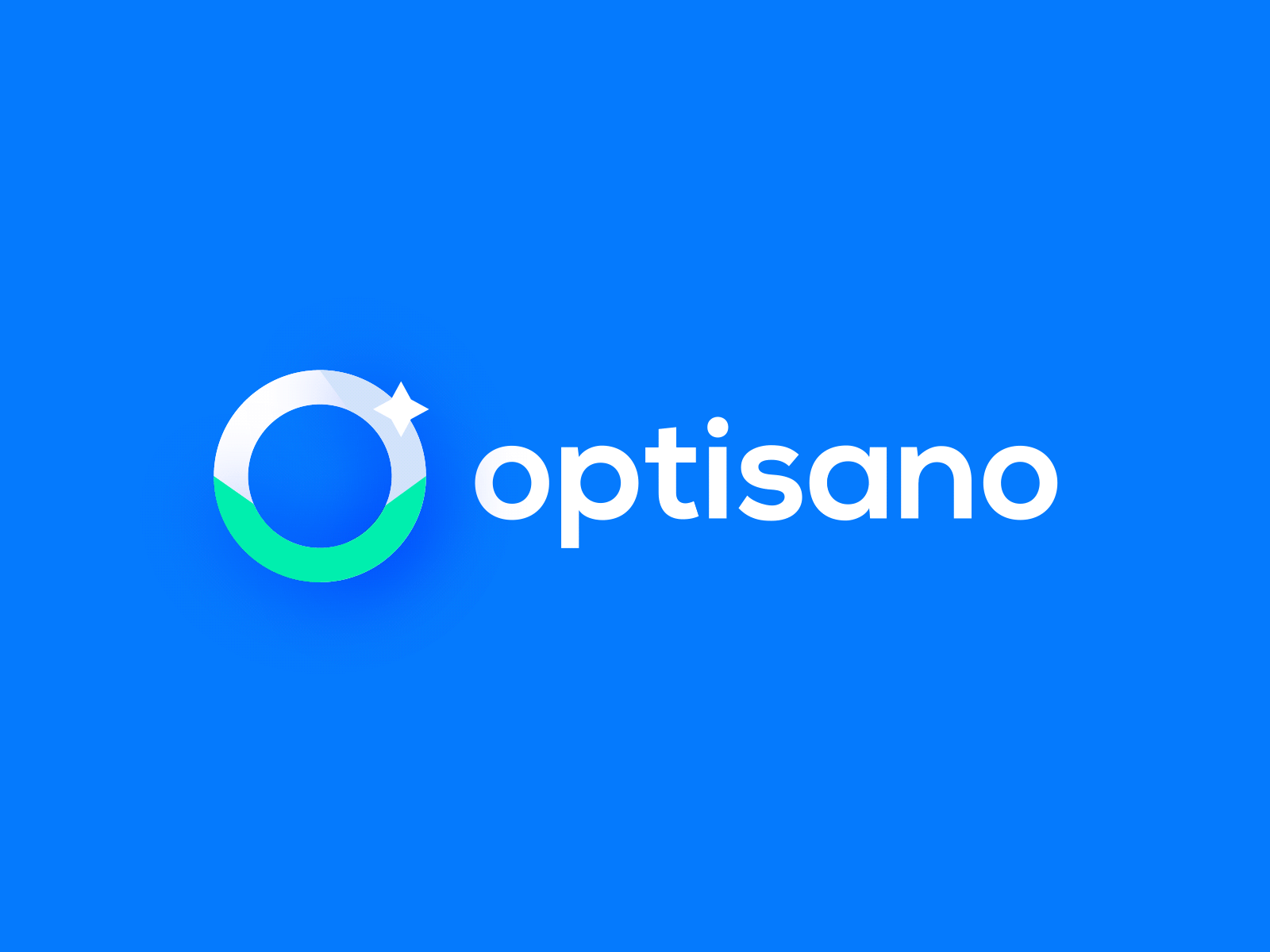 Optisano logo design blue circle circles icon lifecircle light logo logo design logodesign logotype optisano star stars