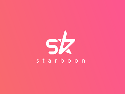 Logotype Design for Starboon branding gradient letter s logo minimalistic logo star