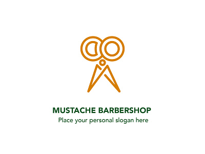 Mustache Barbershop Logo
