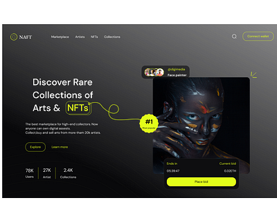 Nft landing page