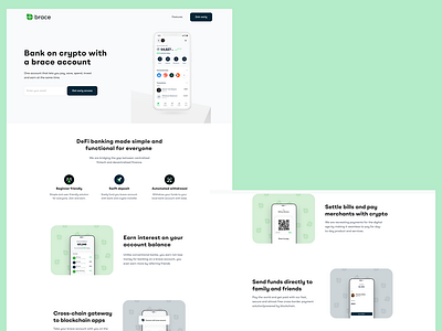 Brace.finance landing page