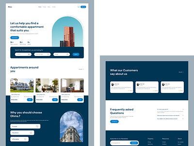 Ohms-- An apartment website