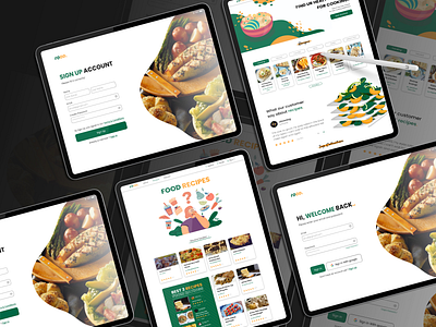 Food.com - Redesign Recipes Website design food graphic design redesign ui ux website