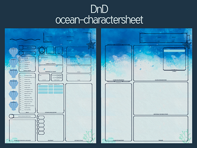 DnD ocean-charactersheet