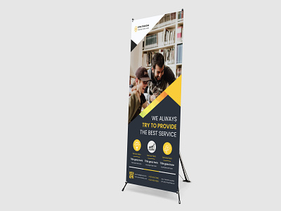 Roll up banner design.