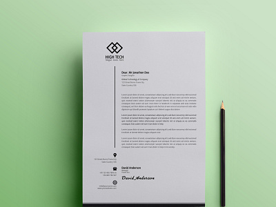 Letterhead Design brochure flyer flyer design letter letterhead letterhead design letterhead template logo resume resume design social media social media post