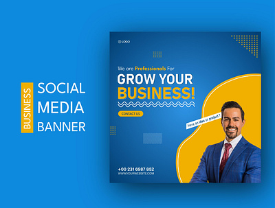 Social Media Banner brand identity branding business branding corporate roll up design graphic design illustration logo social media social media banner social media banner design social media design social media post social media post design social media poster design ui vector