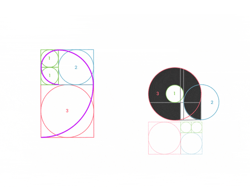 Golden Ratio Spiral Logo Designs Themes Templates And Downloadable Graphic Elements On Dribbble