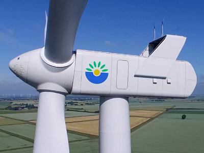 NeedEnergy logo on windmill ☀️🌊🌿 abstract energy future green green energy logo logo design mill modern logo n need panel hydropower battery power powering solar solar charger cell wind sunpower solar panel system wind windmill