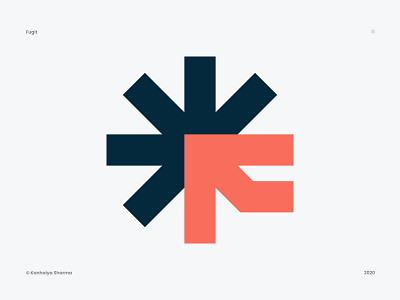 Asterisk + F -  Fugit Logo design