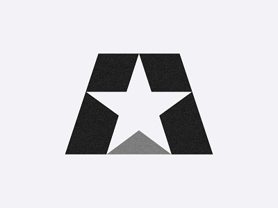 A + star logo ⭐️ a logo design a star american flag black and white grid logo letter a logo logo book logo design logo designer logo modernism logomark modern logo negative space negetive star star logo stars vintage