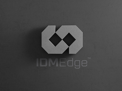 IDMEdge logo - 3d render