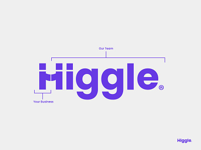 Higgle - Handshake Logo Design brand identity brand style guide branding design grid grid logo h i g l e h letter logo lettering logo logo concept logo design logo designer logo grid logos logotype minimalist modern logo typography wordmark