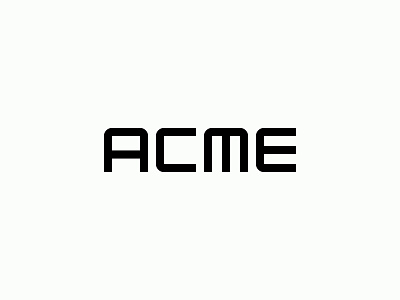 Custom Wordmark - ACME logo