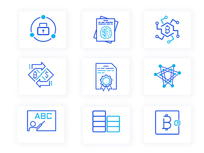 graphical icon representation for blockslab.io