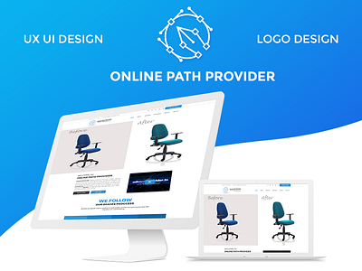 Online path provider behance presentation By Kanhaiya Sharma behance design gradient illustatrator logo new photoshop project shadow ui ux website