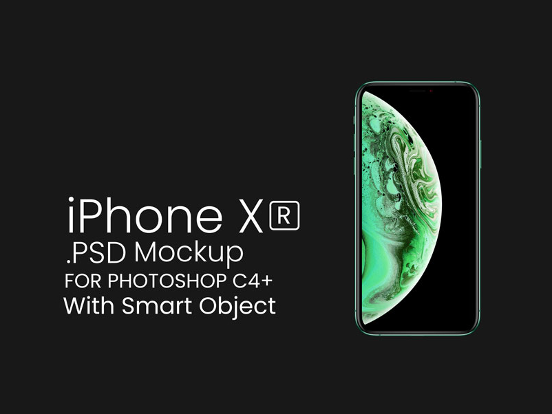 Iphone XR and XS 2 in 1 Full HD Mockup