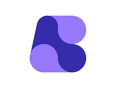 B logo app icon b b logo bb logo circle logo dark light design gradient color ios logotype minimal modern logo symbol mark icon logo