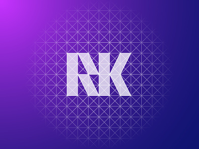 RK Logo design Grid