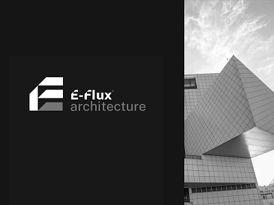 e-flux architecture logo design