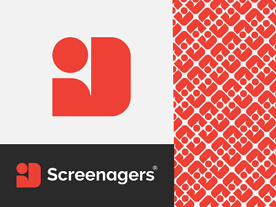 screenagers logo design agency brand brand pattern brand style guide computer logo design grid logo logo design logo designer logo mark logotype modern logo monitor person screen screenager tech technological technology teenager typography vector icon mark symbol