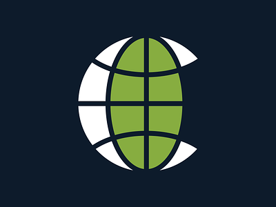 C Globe - Logo design c c earth logo c globe circle circles connect earth global warming globe green globe green logo latitude letter c logo longitude minimal logo moden logo natural logo nature