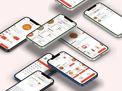 MZ Pizza App Design design graphic design ui ux design