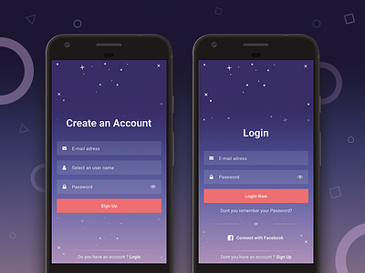 Sign Up [Daily UI #001] dailyui mobile signup ui ux