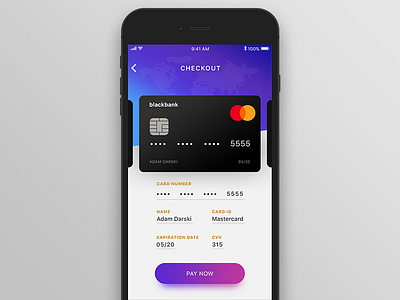 Credit Card Checkout [Daily UI #002] checkout creditcard mobile ui ux