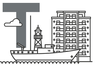 Colchester Town - Hythe boat building city colchester design essex flat illustration logo port town vector