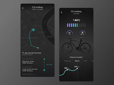 Electric Bike App Design