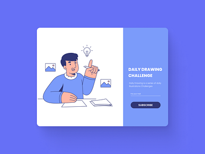 Subscription page app branding daily dailyui design drawing figma graphic design illustration logo page sub subcribe subcription page subscription ui ux uxui