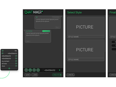 Chat Maker UI Design