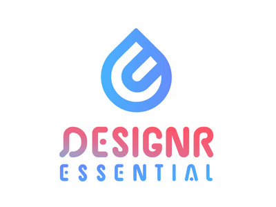 Designer Essential Web Logo brand de drop logo web logo