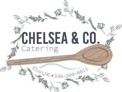 Chelsea & Co. Catering branding design logo
